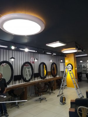 Hazır Gergi tavan Aydınlatma modelleri