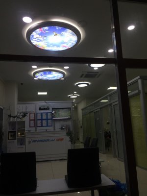 Hazır Gergi tavan Aydınlatma modelleri