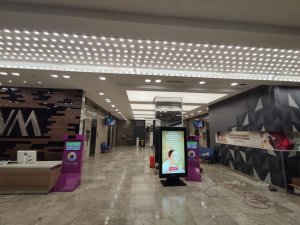 Transparan gergi tavan  modelleri