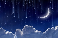 Uzay ve Gece gergi tavan modelleri