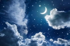 Uzay ve Gece gergi tavan modelleri