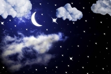 Uzay ve Gece gergi tavan modelleri